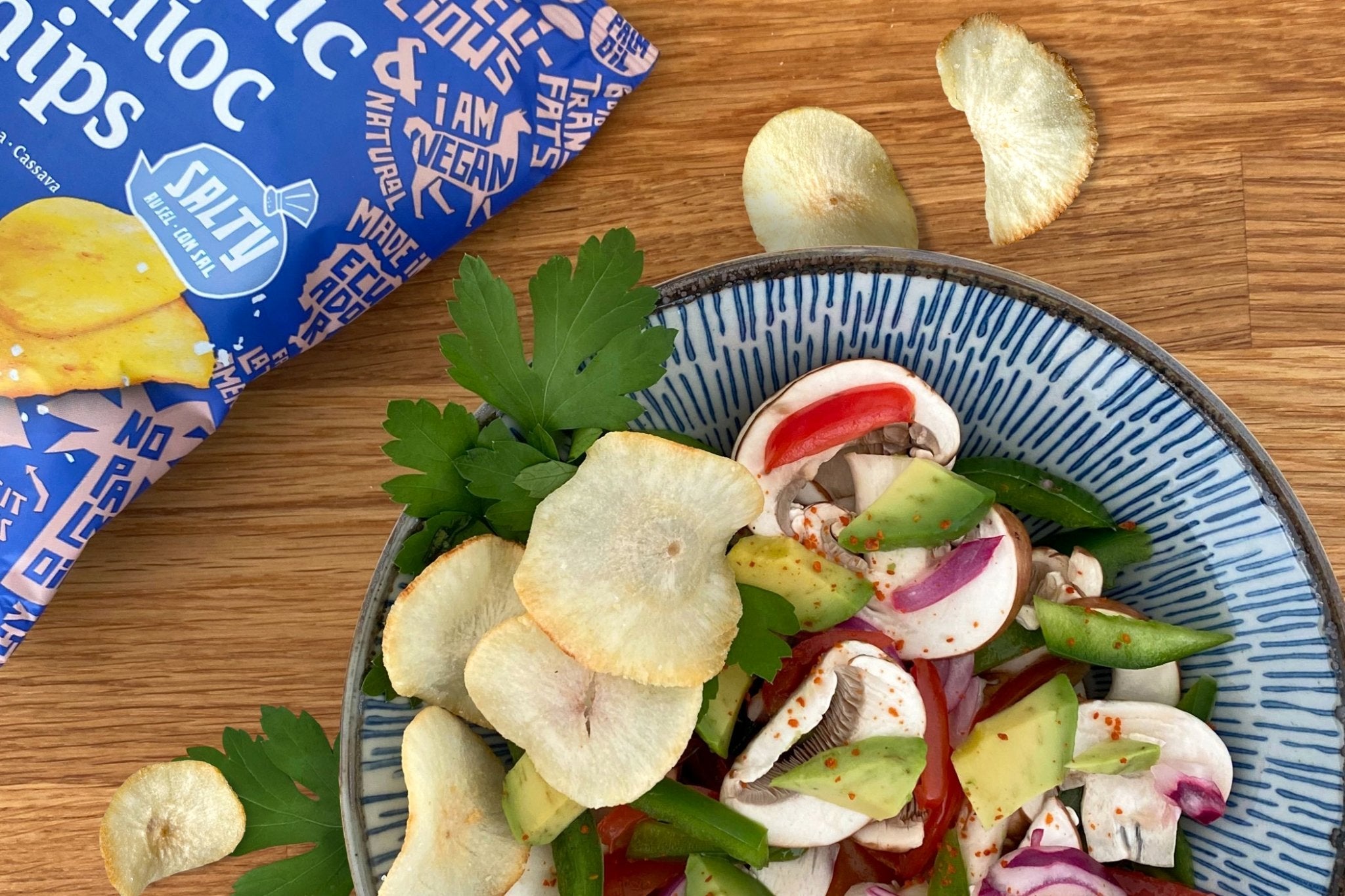 Veganes Ceviche mit Pilzen - el origen